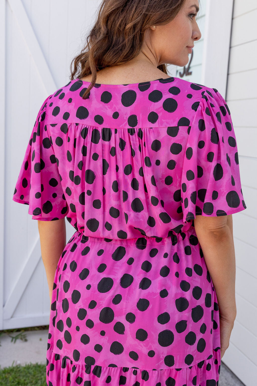 Bonnie Dress in Pink Cheetah by Kasey Rainbow