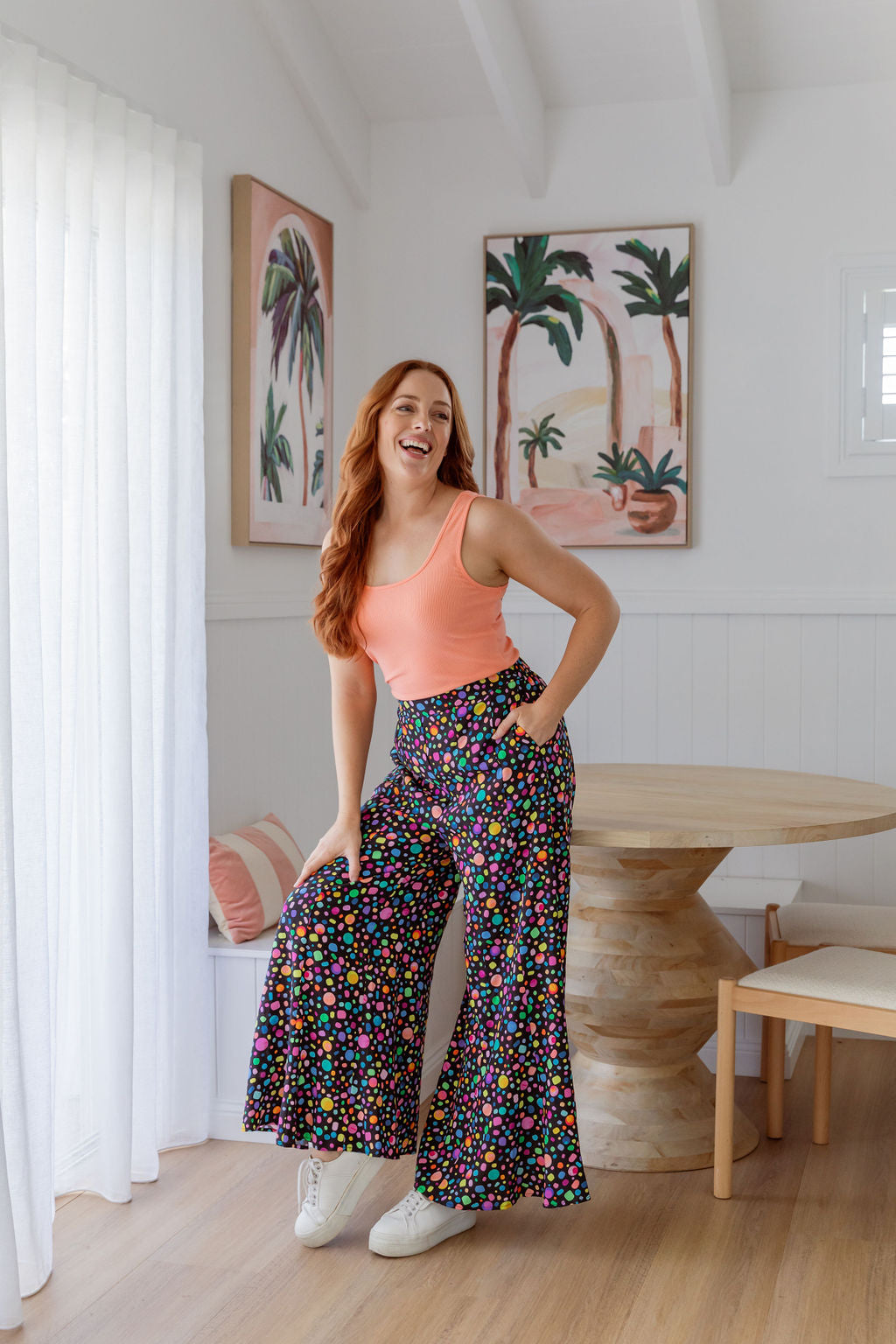 Zelda Pants in Black Pebble by Kasey Rainbow