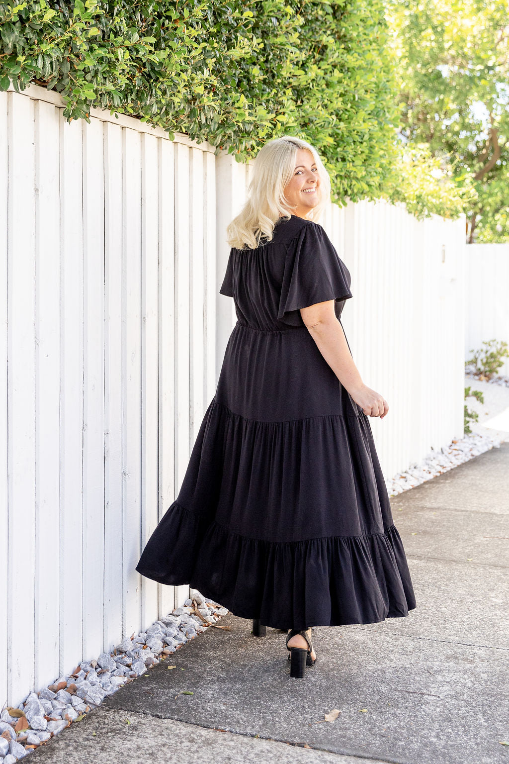 Bonnie Maxi Dress in Black