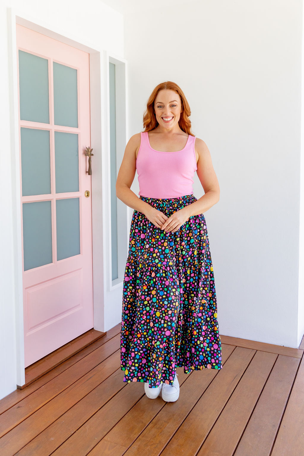 Carrie Skirt in Black Pebble by Kasey Rainbow