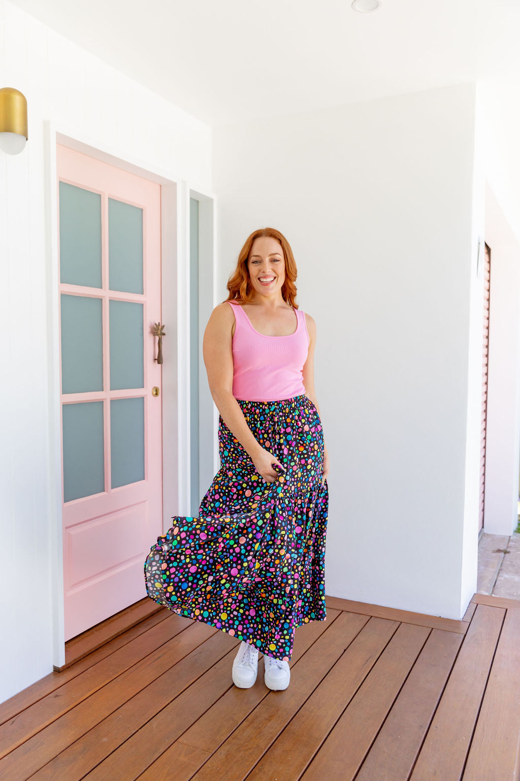 Carrie Skirt in Black Pebble by Kasey Rainbow