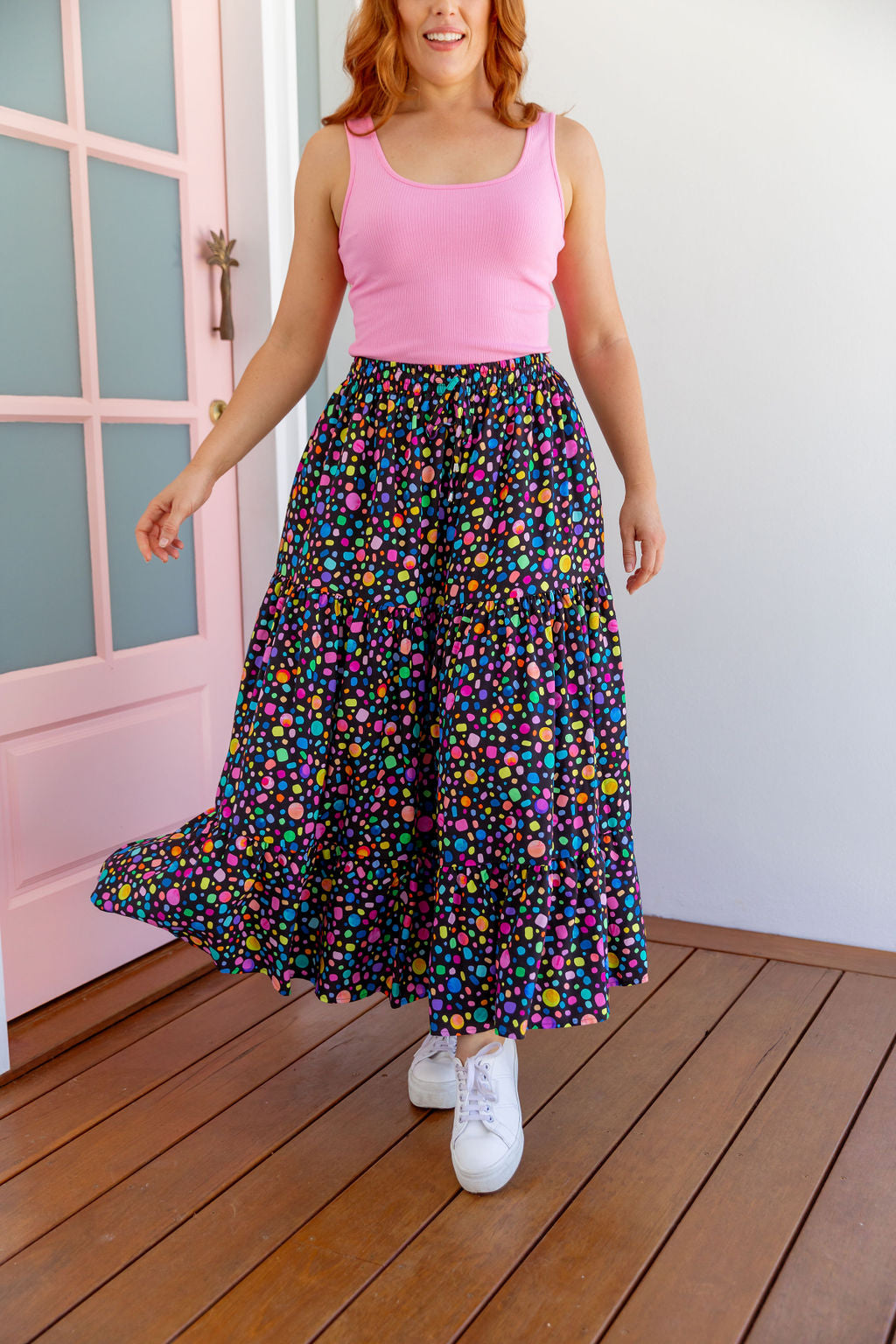 Carrie Skirt in Black Pebble by Kasey Rainbow