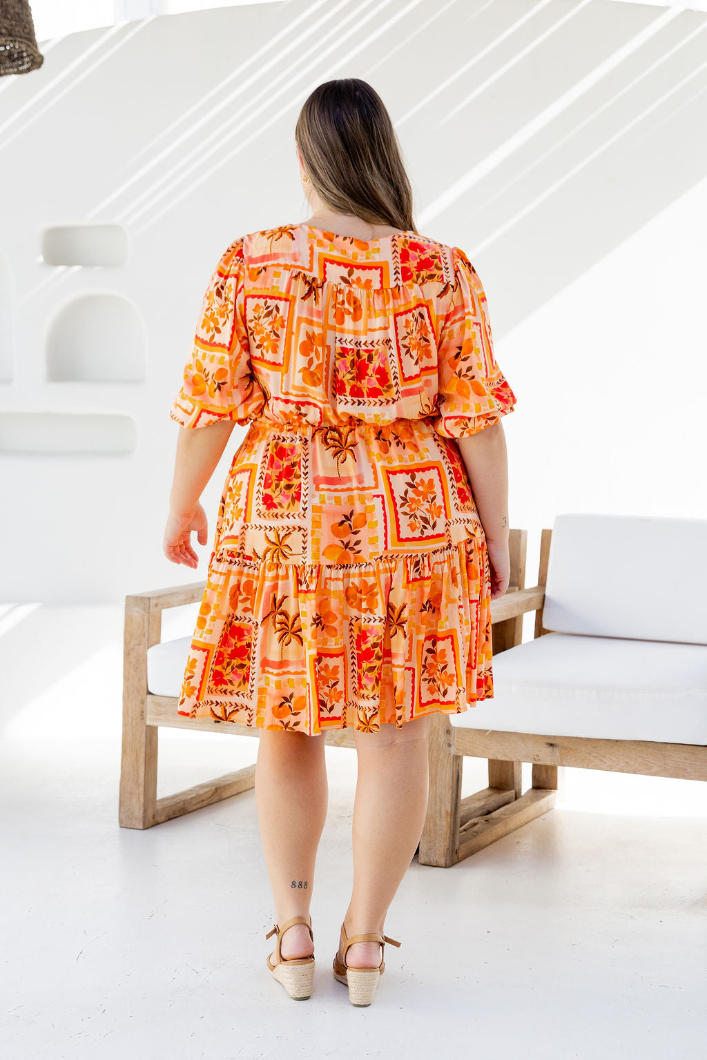 Ziggy Dress in Sunkissed Mosaic