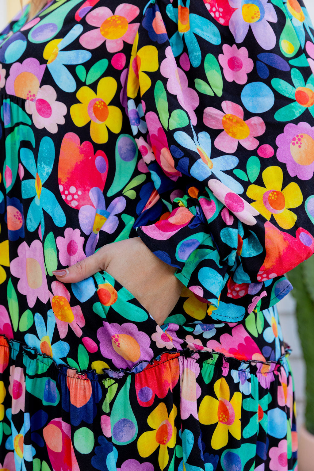 Azalea Floral Dress in Field of Dreams by Kasey Rainbow