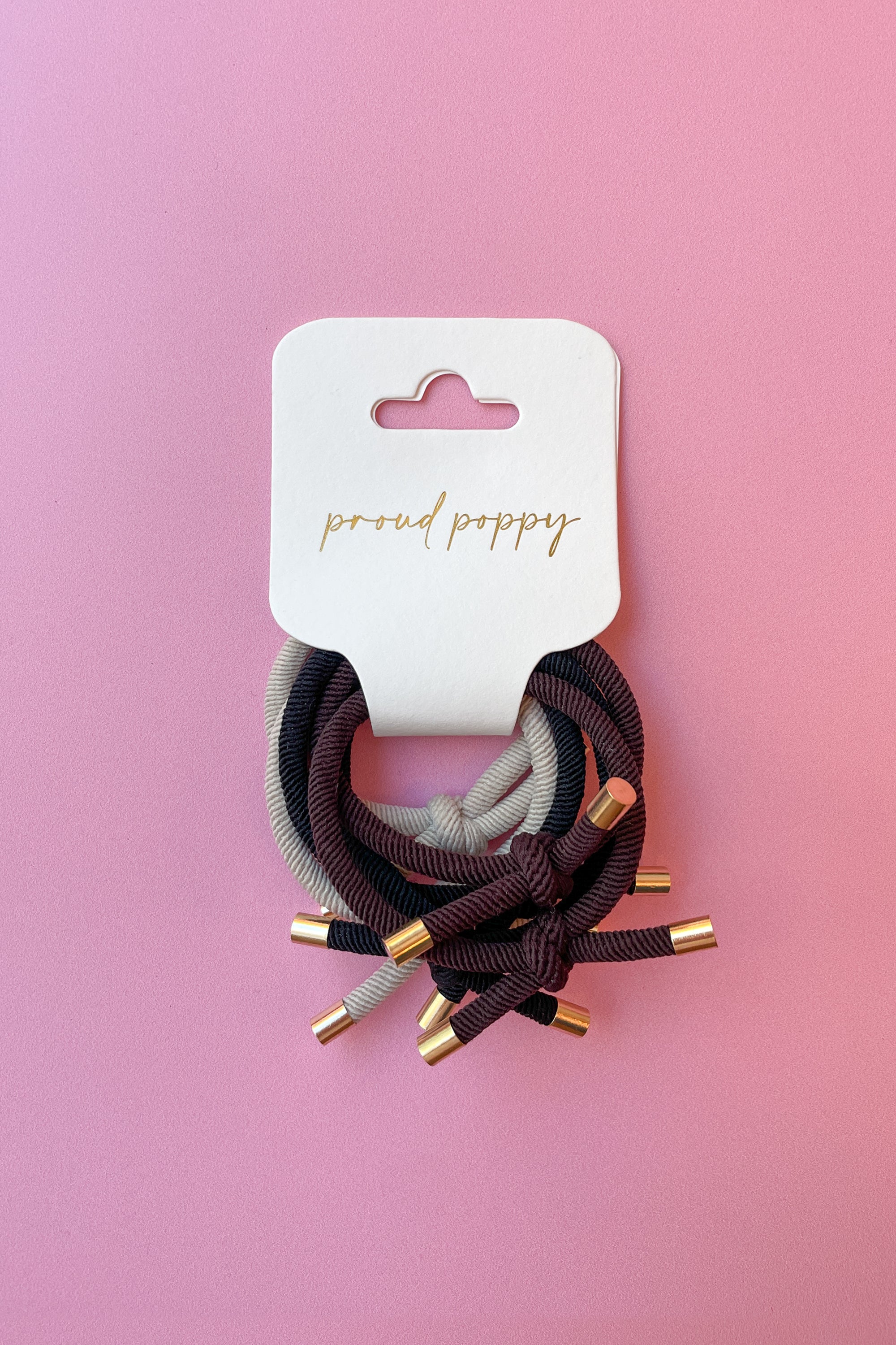 6 Pack Hair Ties in Neutrals