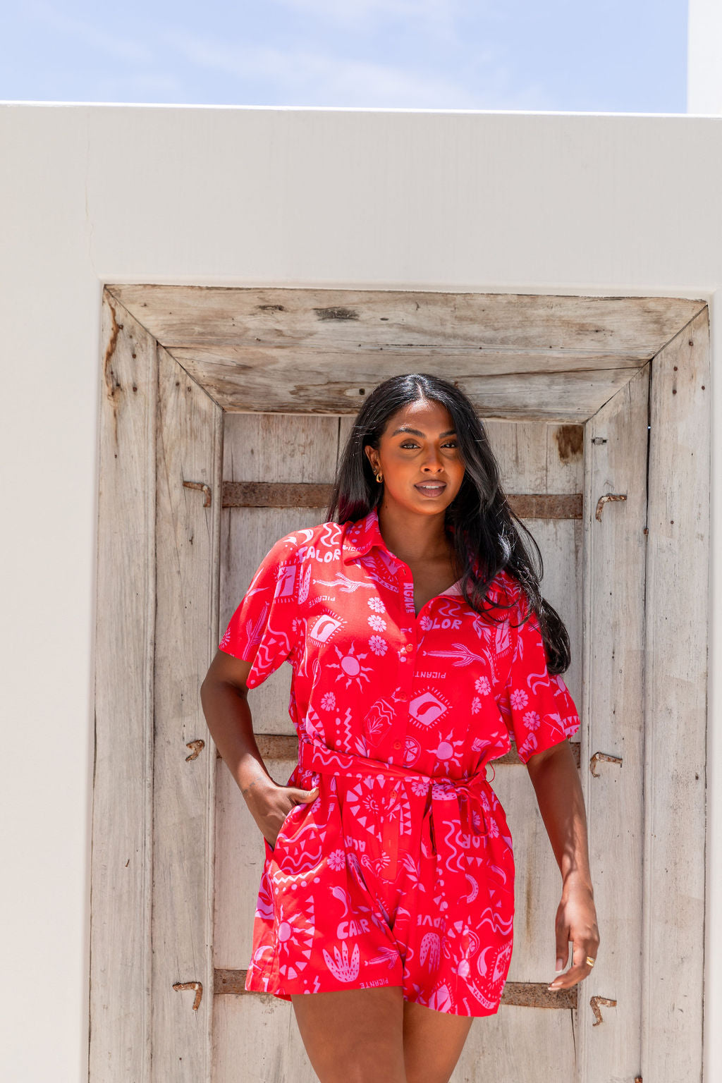 Giulia Playsuit in Margie