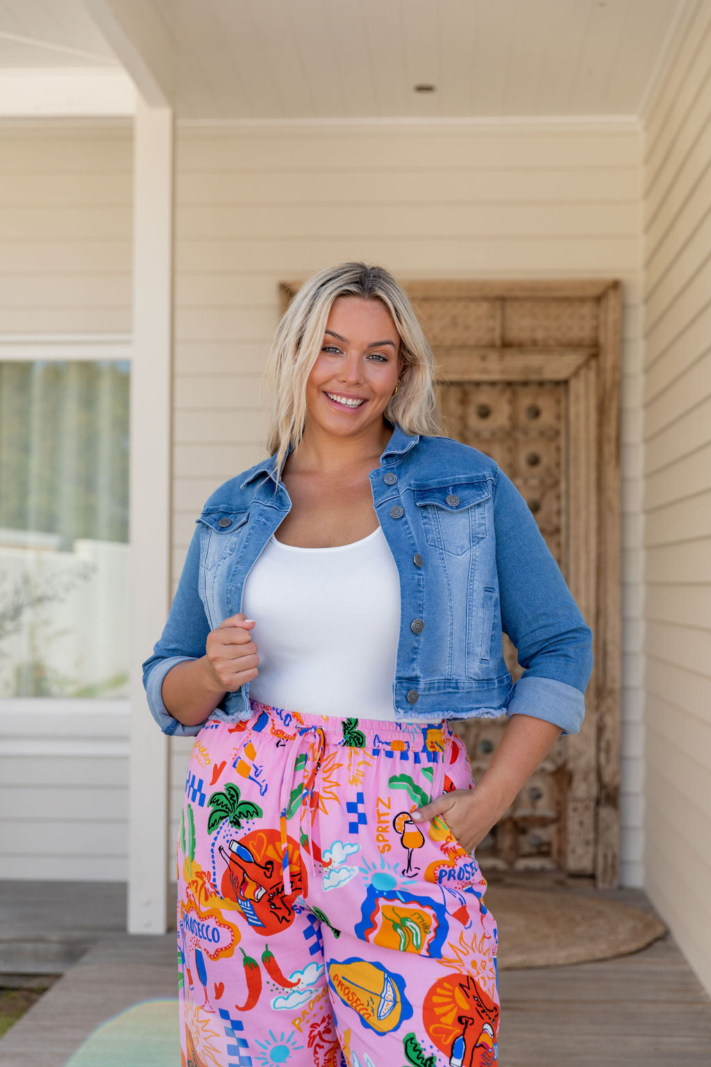 Kenzie Crop Denim Jacket