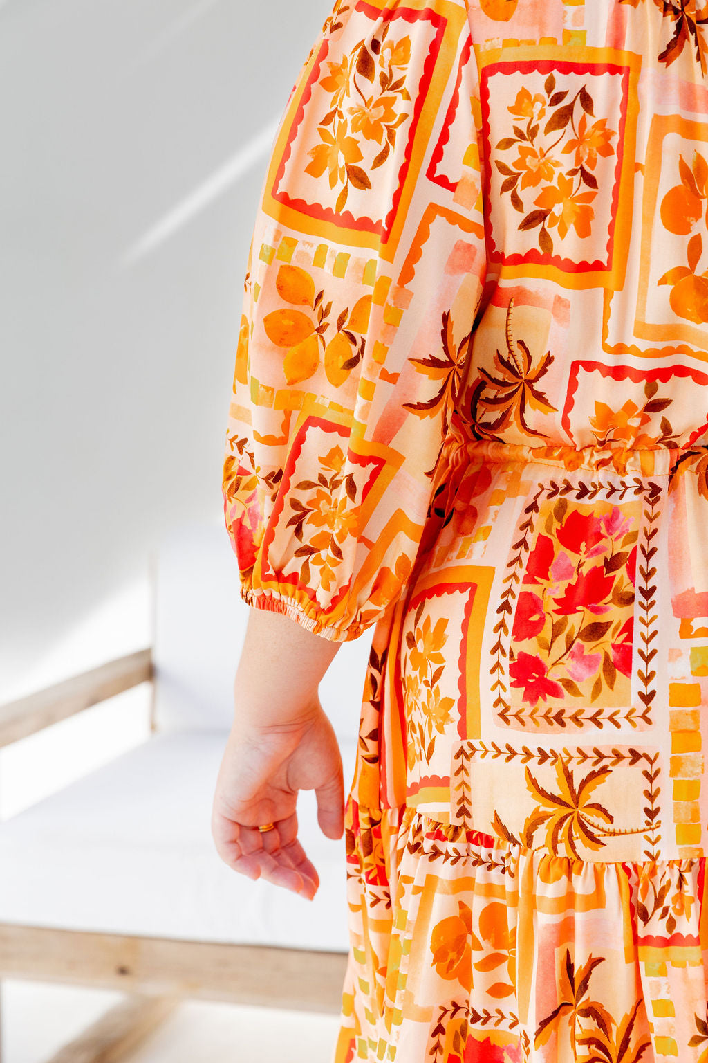 Ziggy Dress in Sunkissed Mosaic