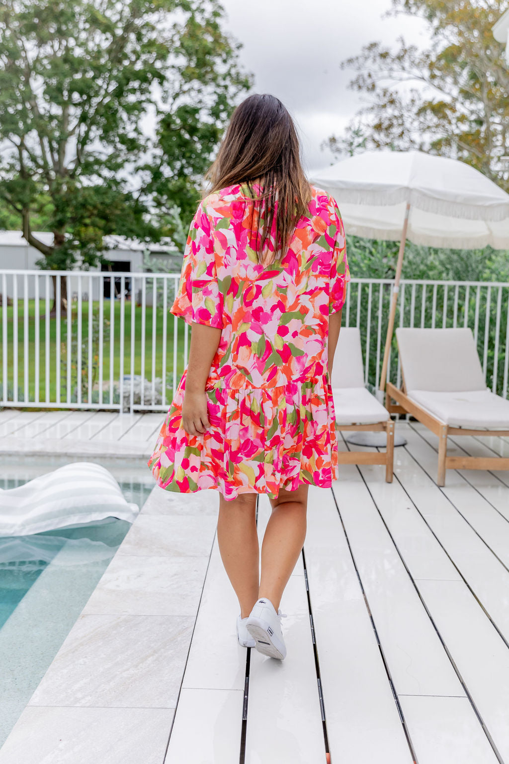 Peak Party Dress in Spring Bloom