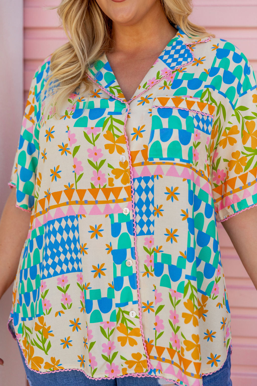 Luella Shirt in Patch Garden