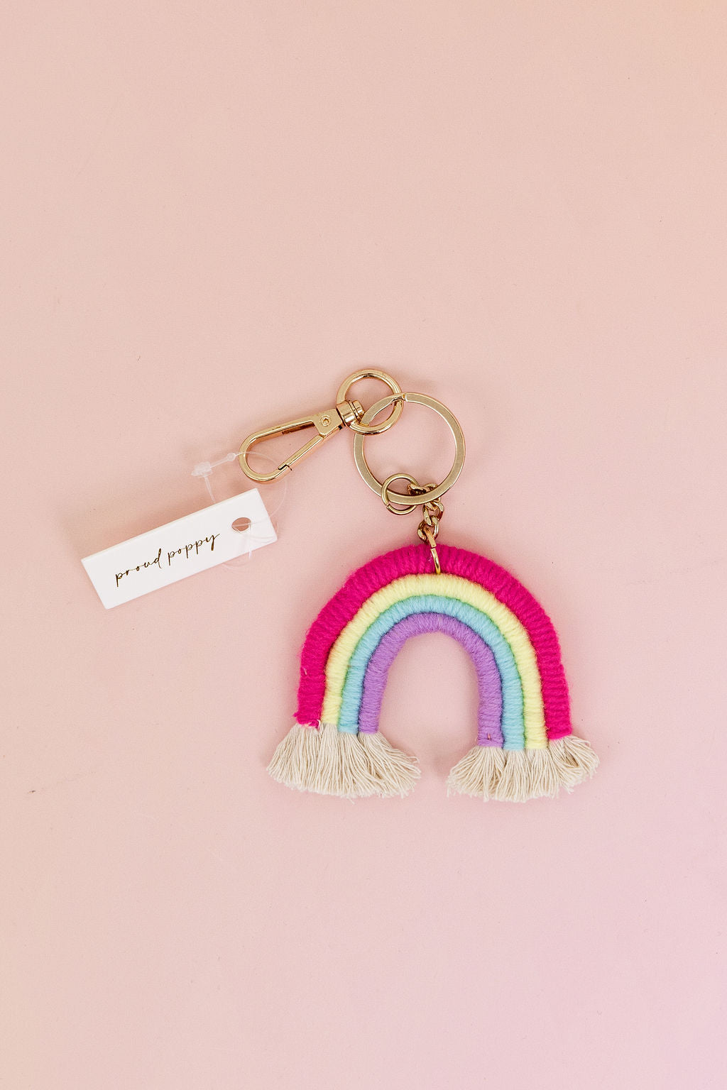 Rainbow Bright Key Charm