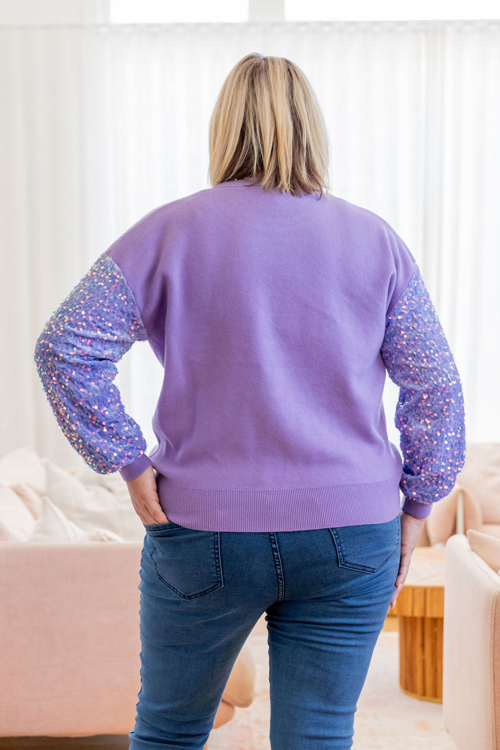 Glam Knit in Lilac