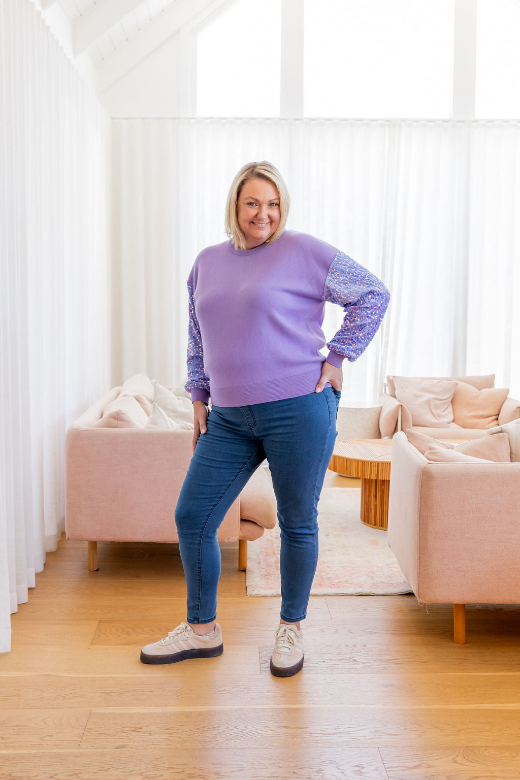Glam Knit in Lilac
