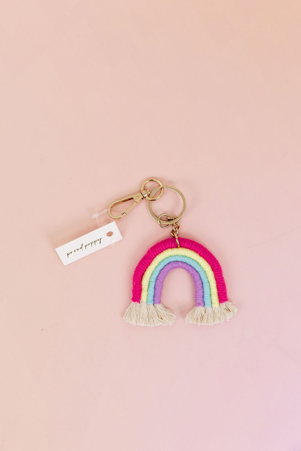 Rainbow Bright Key Charm
