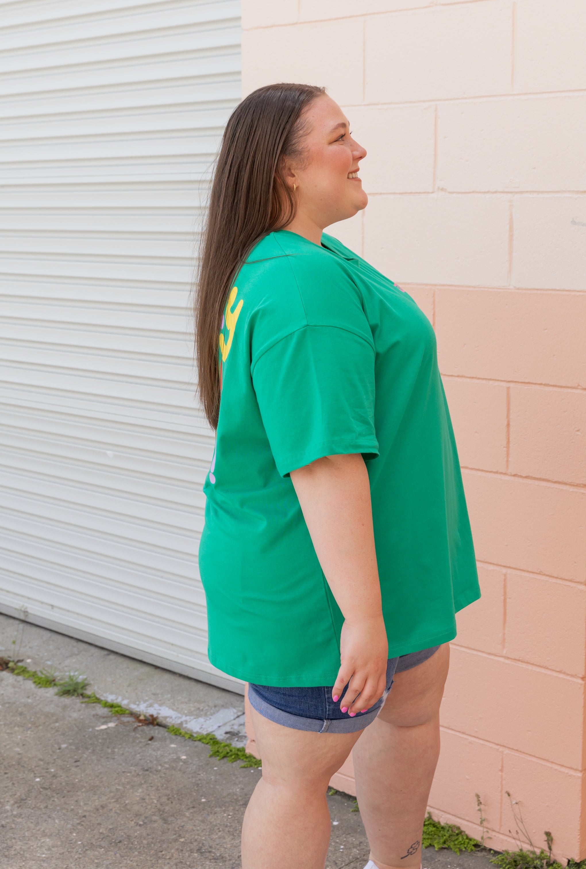 Alfie Oversized T-Shirt in Merry Everything by Kasey Rainbow