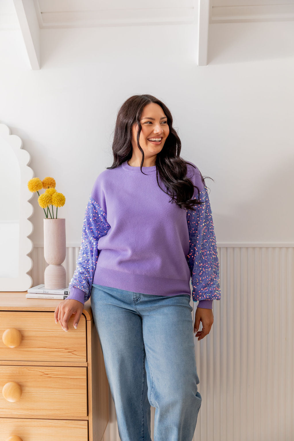 Glam Knit in Lilac