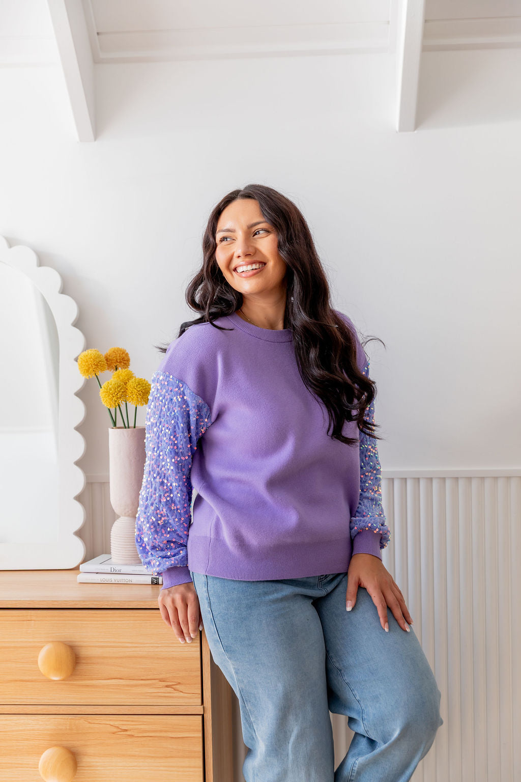 Glam Knit in Lilac