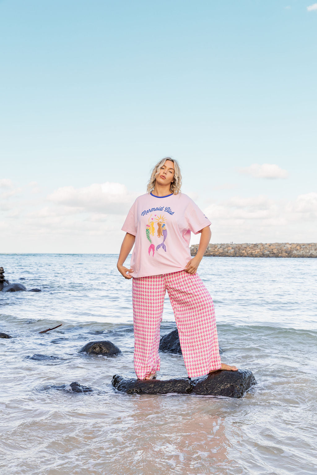 Gina Pants in Sorrento Pink