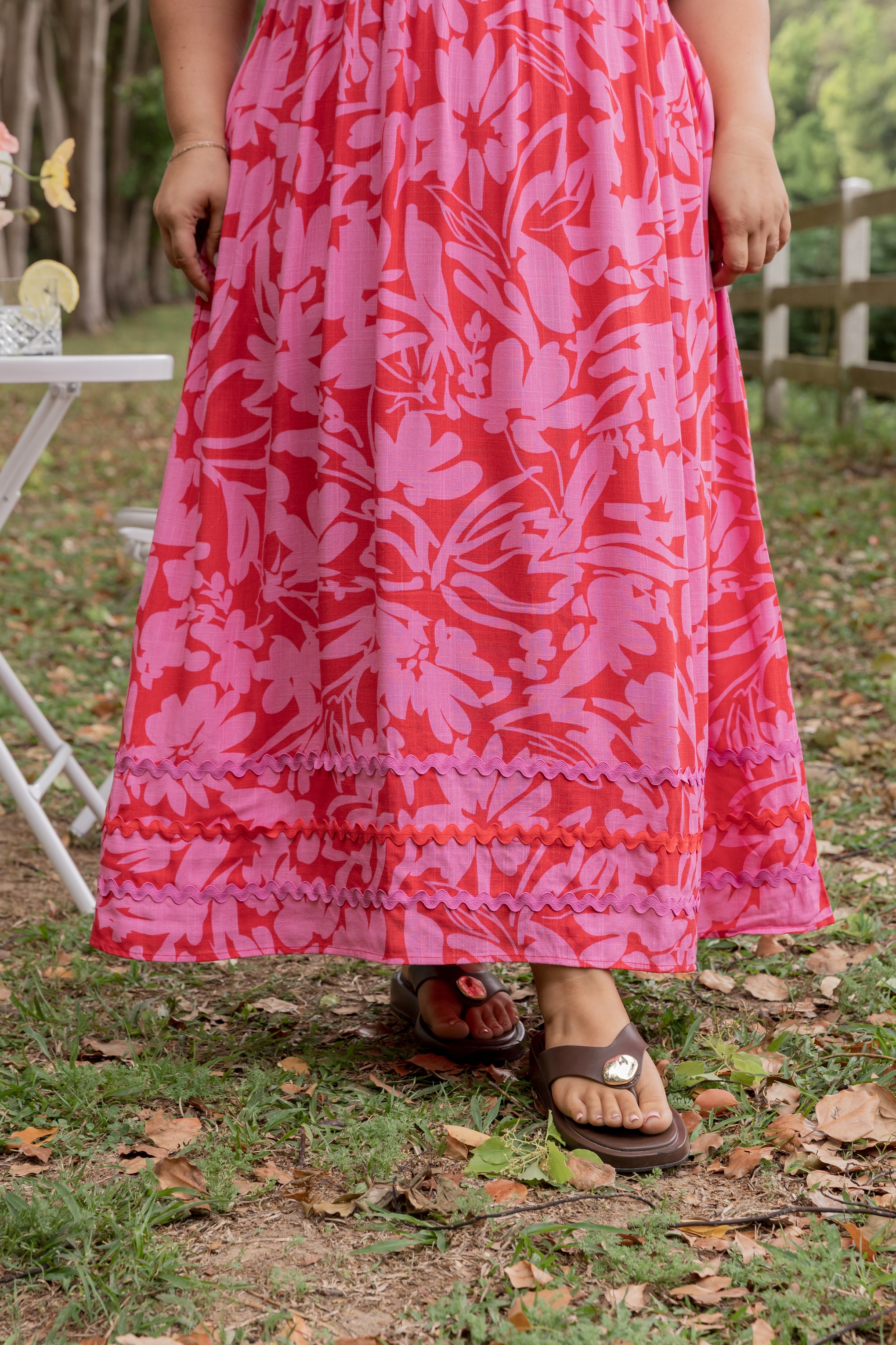 Angel Midi Dress in Fiesta
