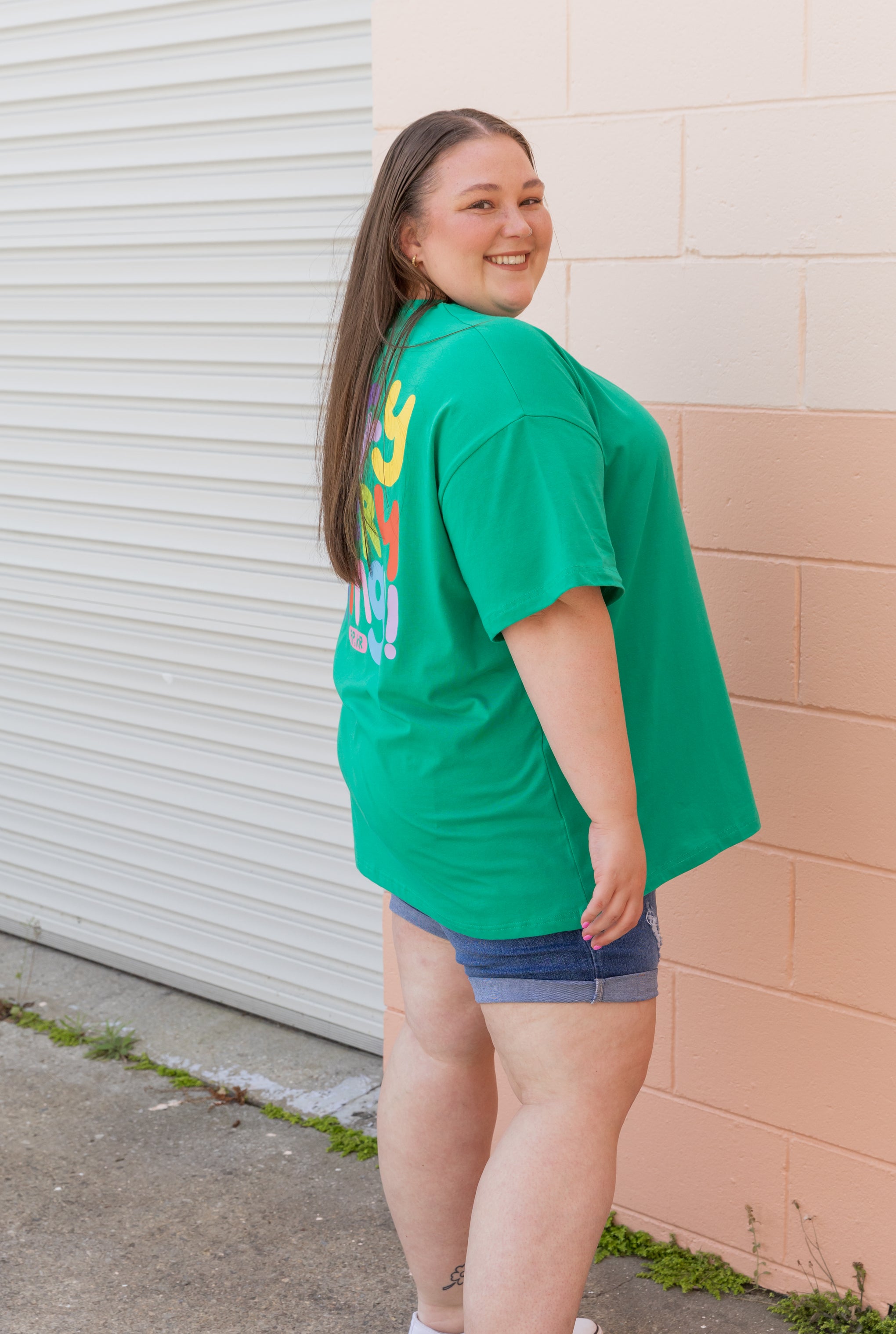 Alfie Oversized T-Shirt in Merry Everything by Kasey Rainbow