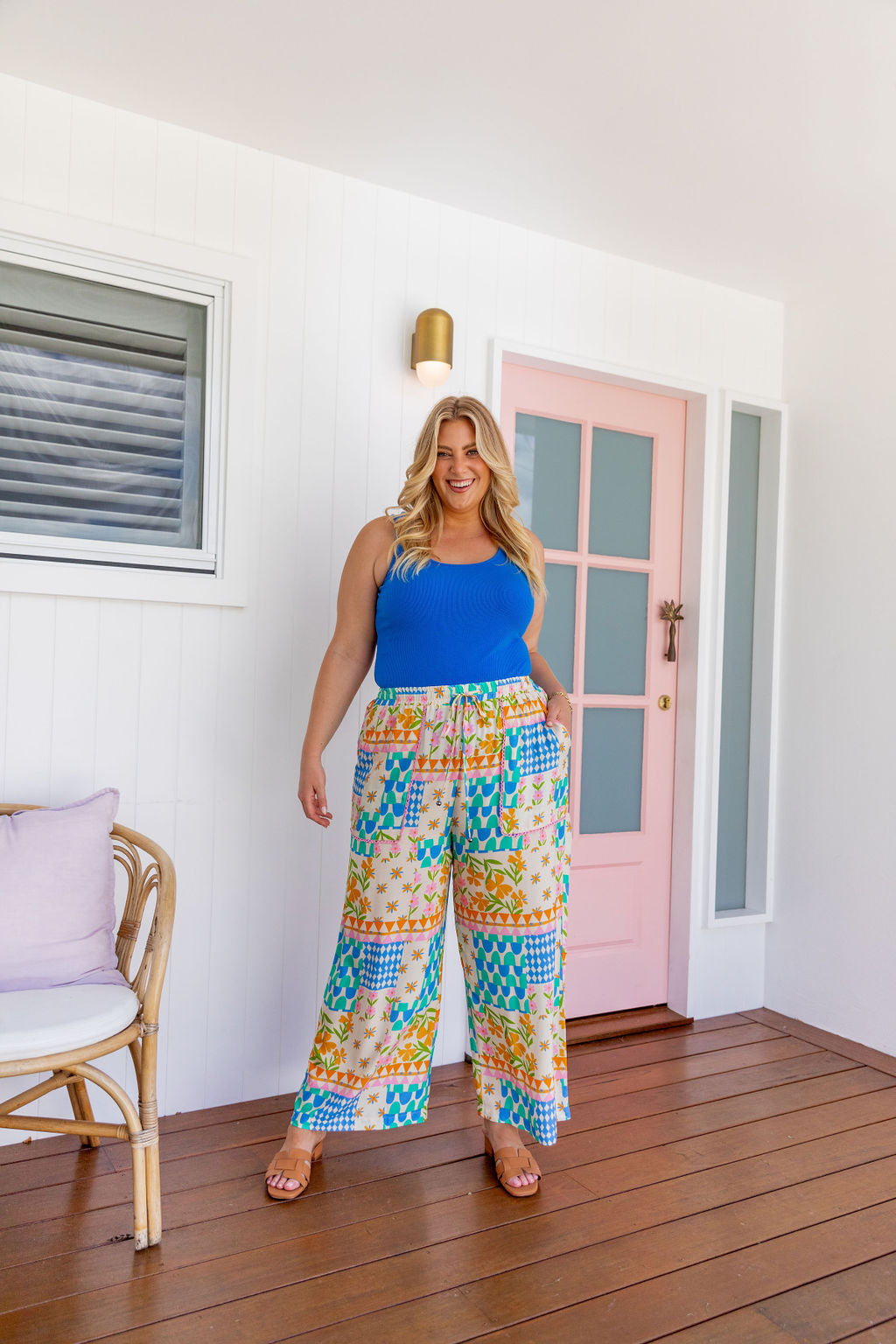 Luella Pants in Patch Garden