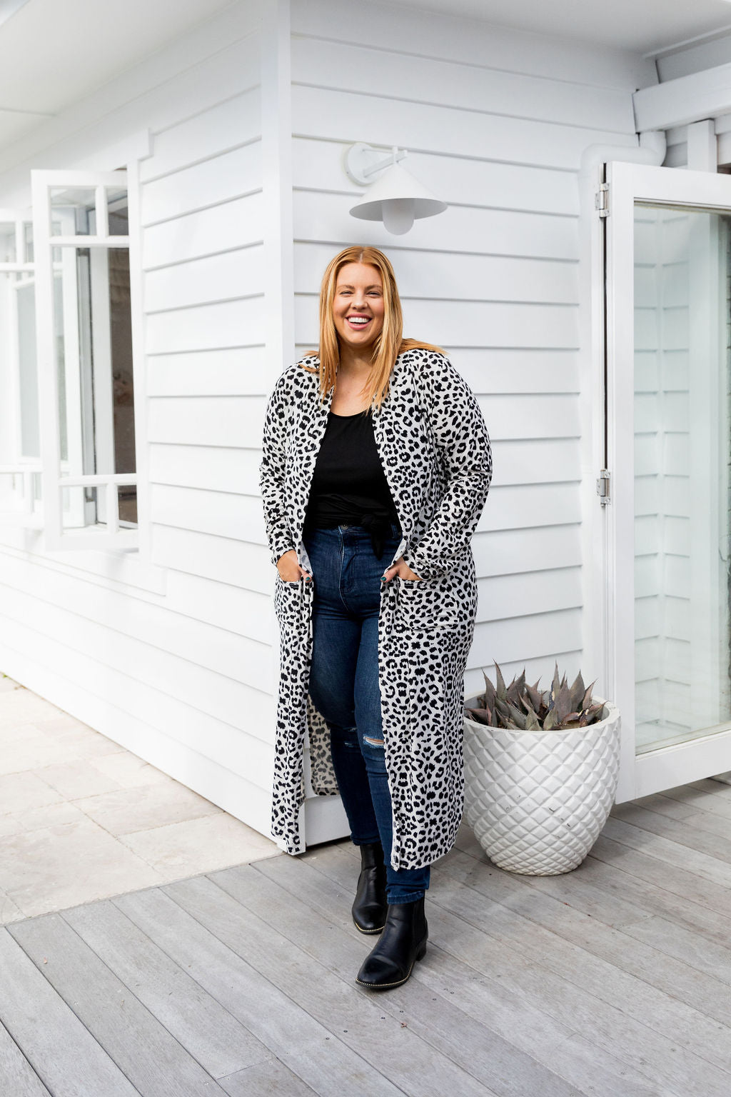 Reese Leopard Cardi