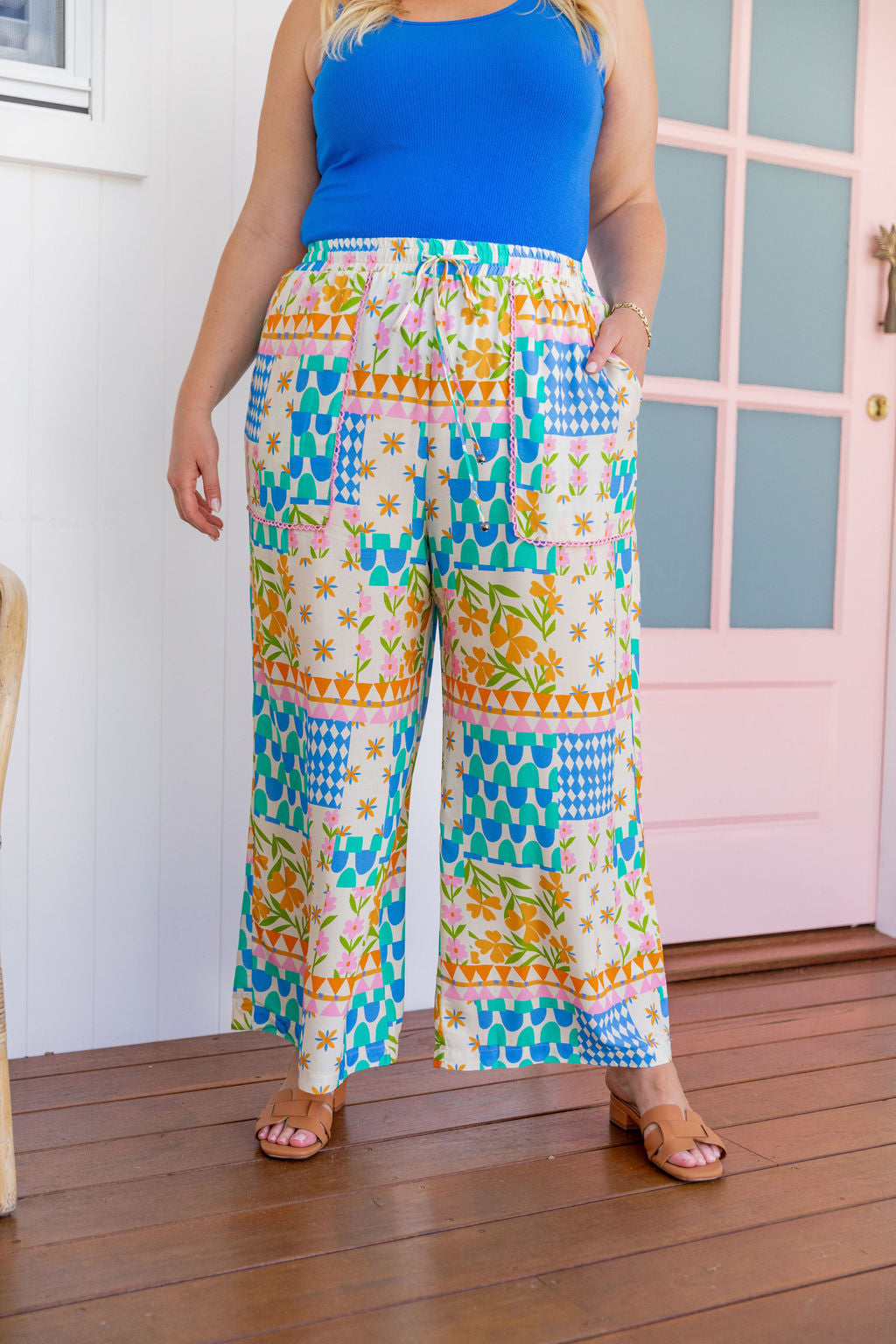 Luella Pants in Patch Garden