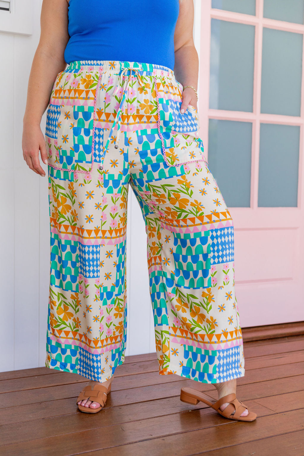 Luella Pants in Patch Garden