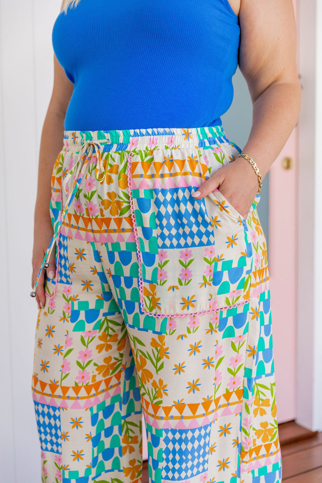 Luella Pants in Patch Garden