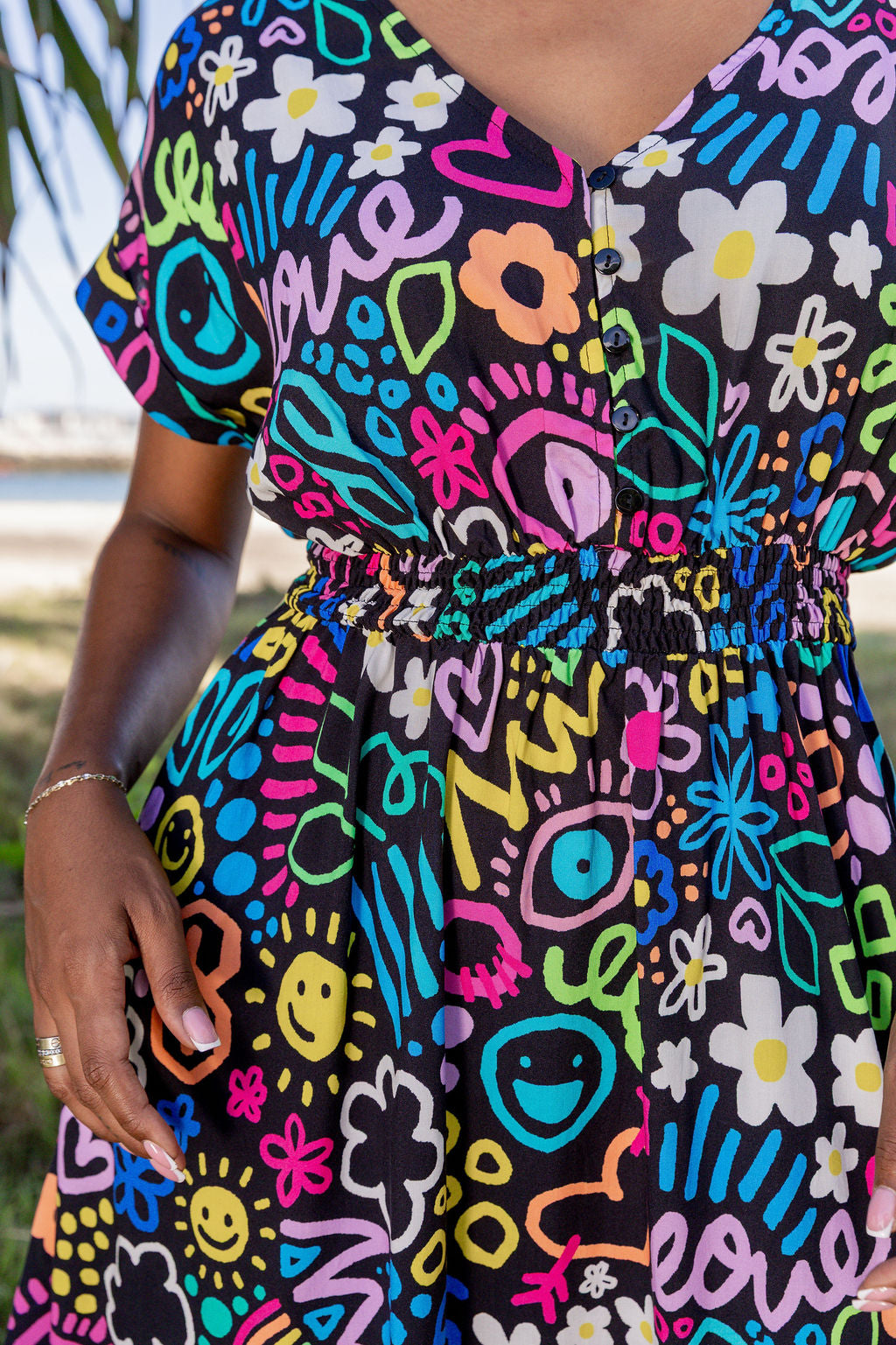 Millie Midi Dress in Teenage Dream by Kasey Rainbow