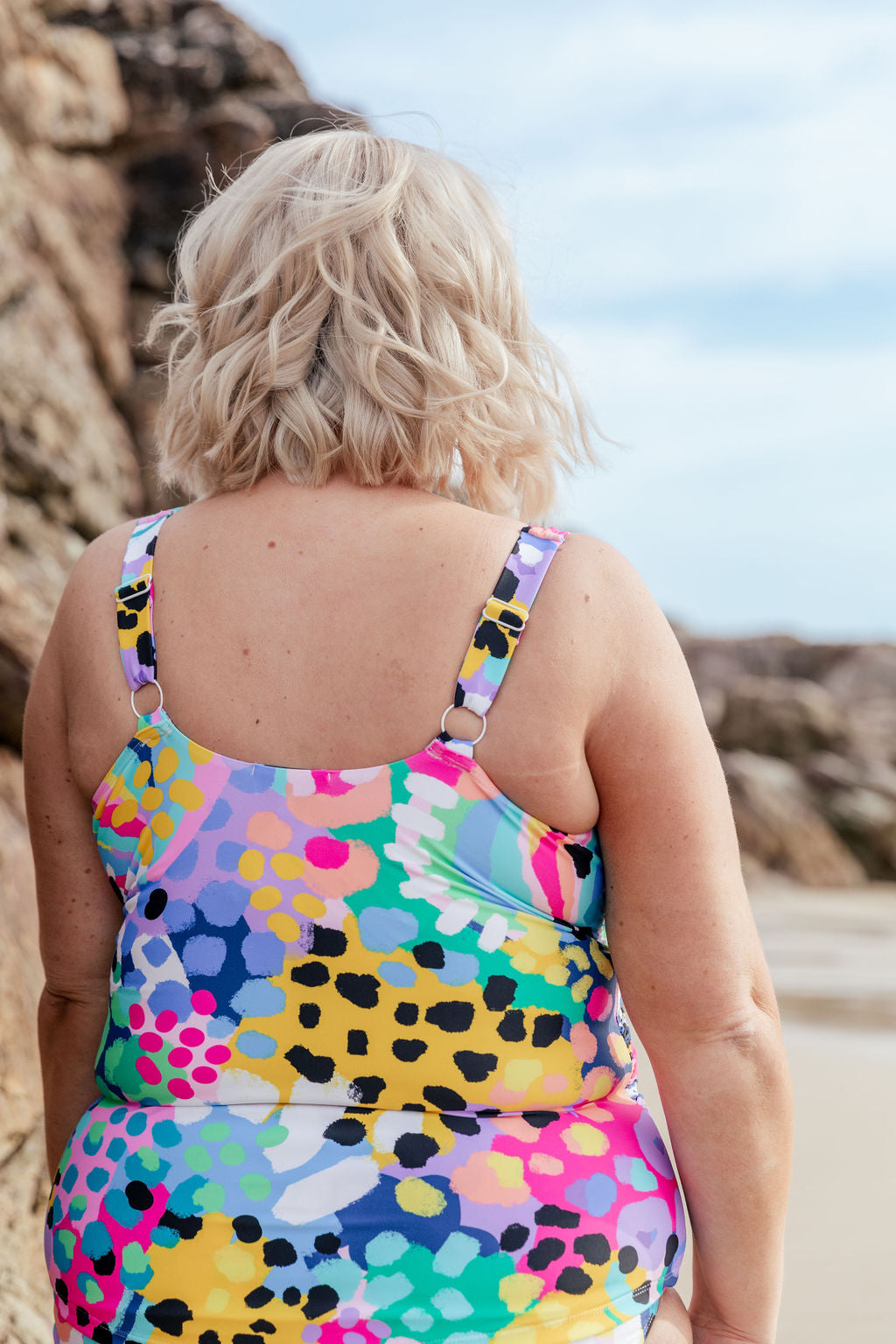 Burleigh Tankini Top in Kasey Swim by Kasey Rainbow