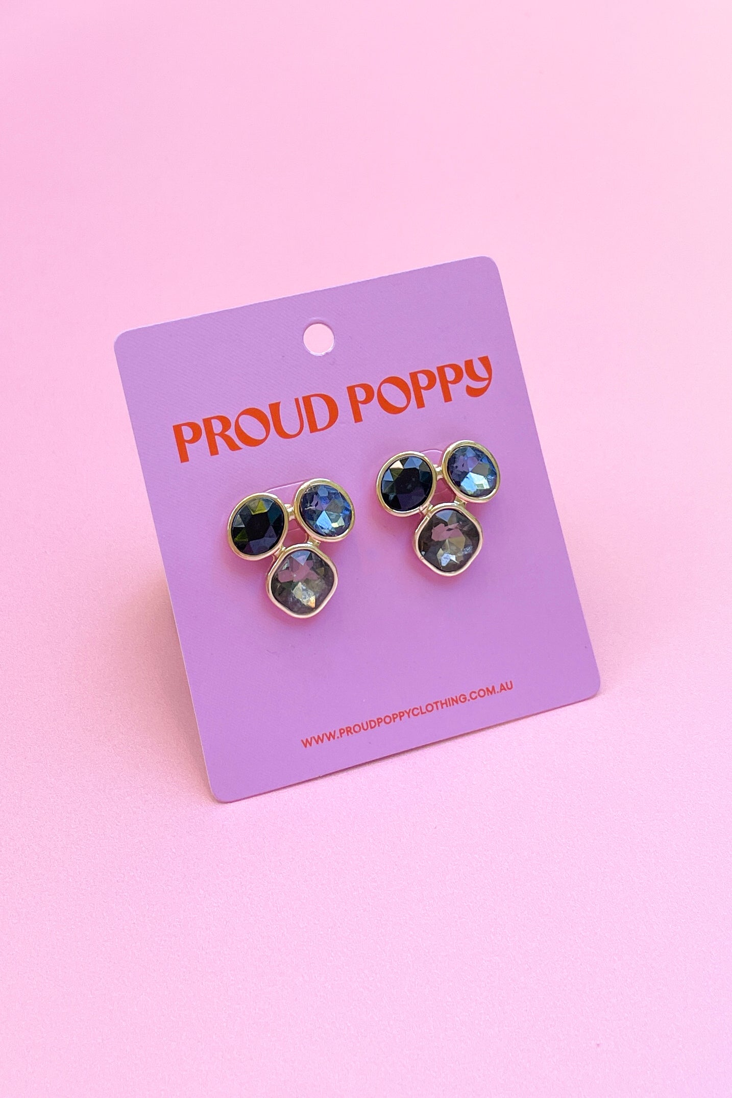 Three Stone Earrings