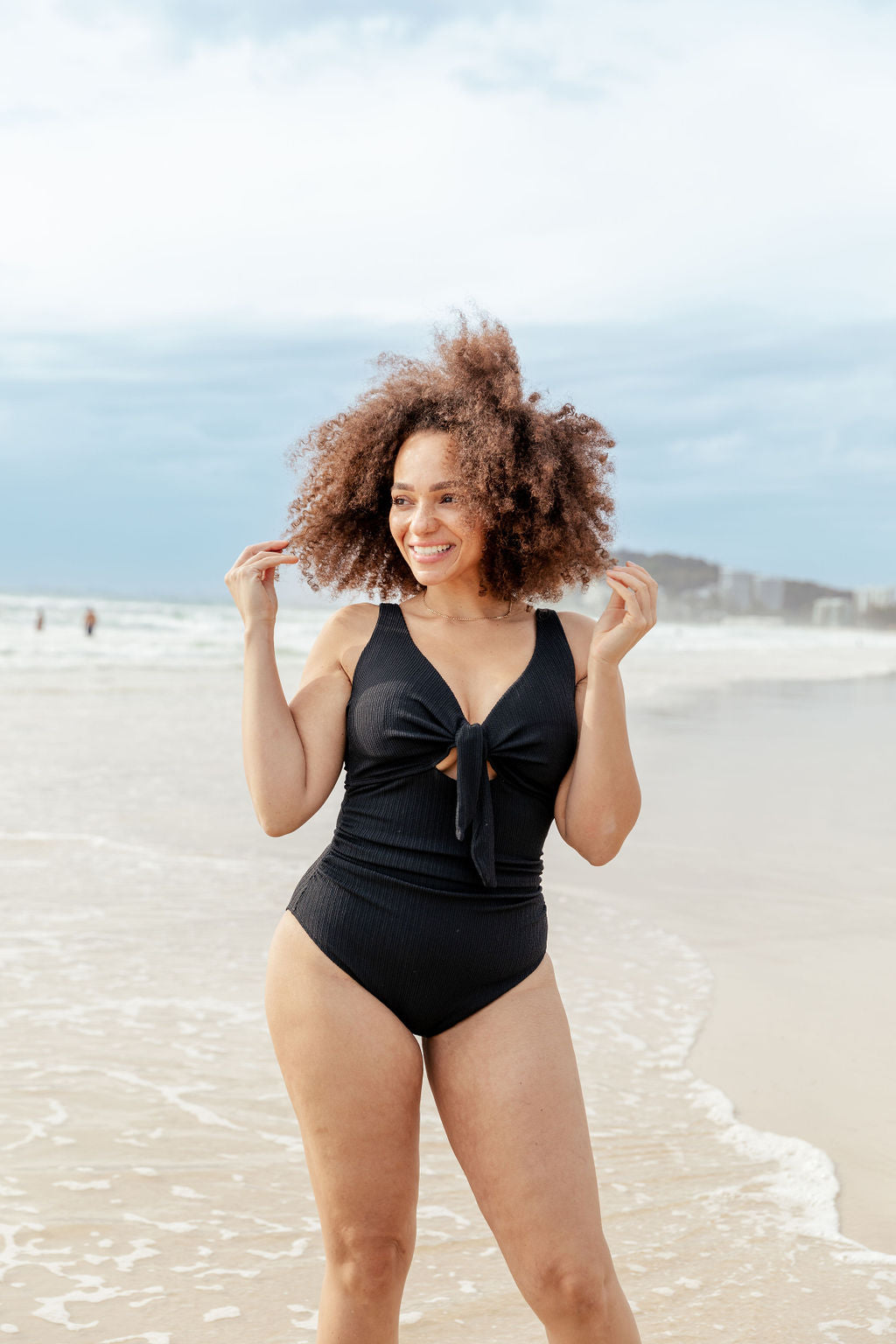 Noosa Tie One Piece in Black