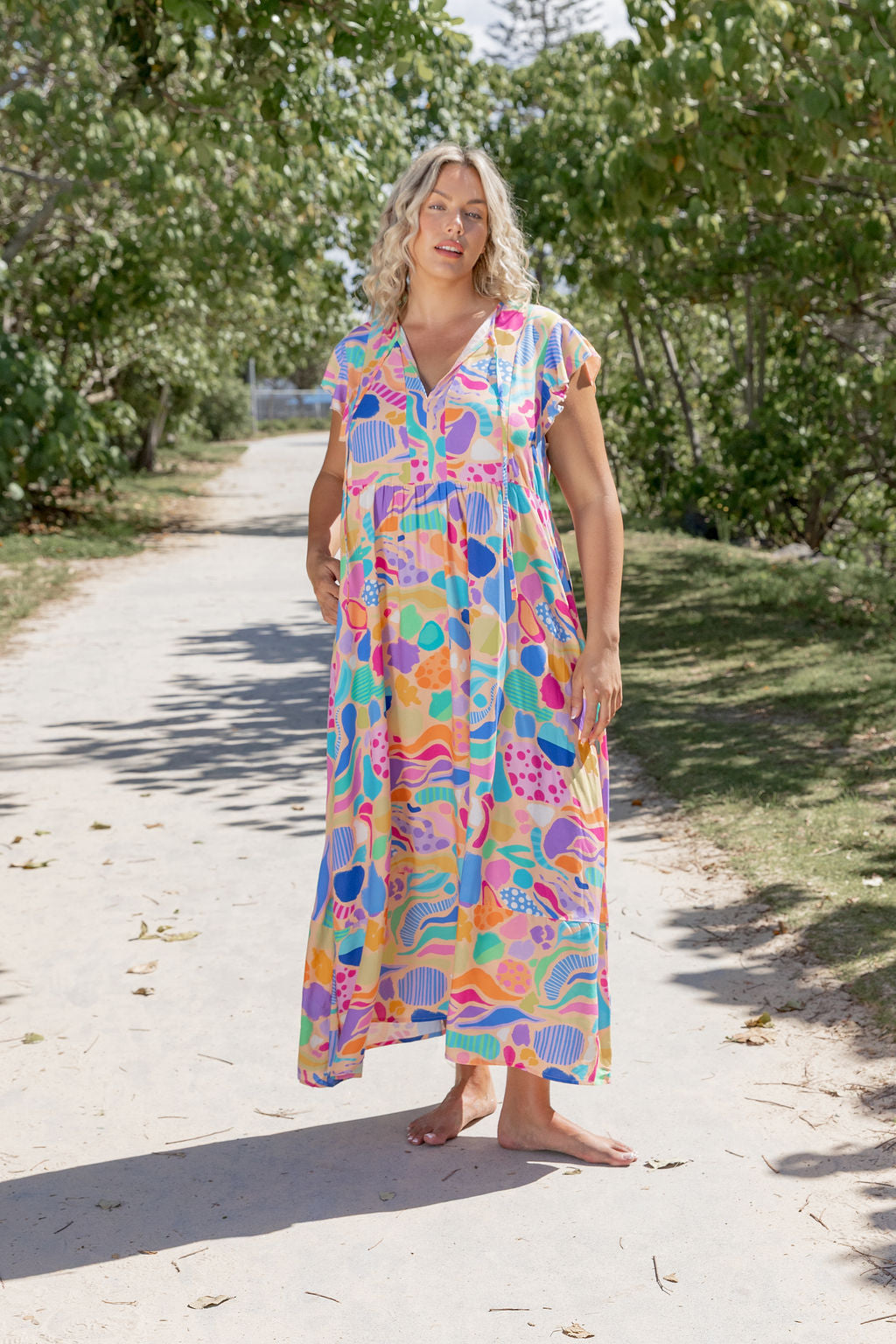 Carmody Dress in Peachy Keen by Kasey Rainbow