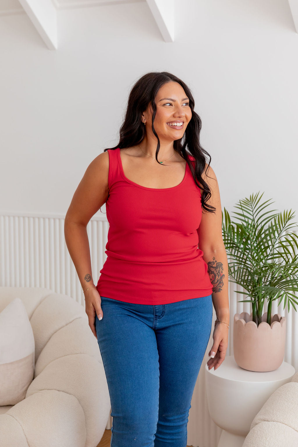 Billi Tank in Red