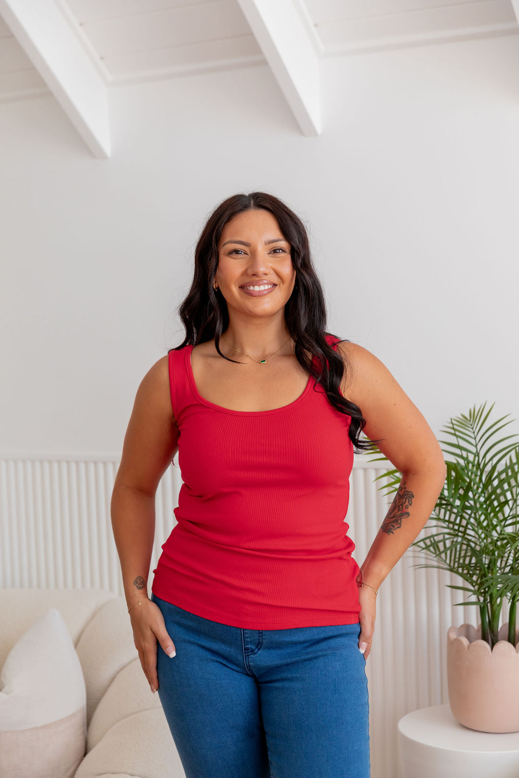 Billi Tank in Red