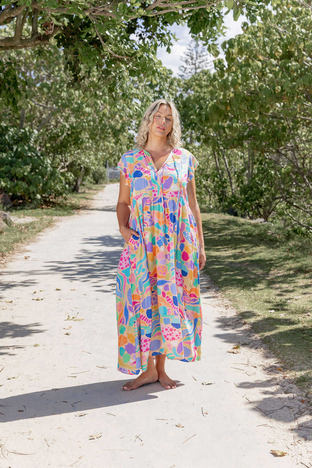 Carmody Dress in Peachy Keen by Kasey Rainbow