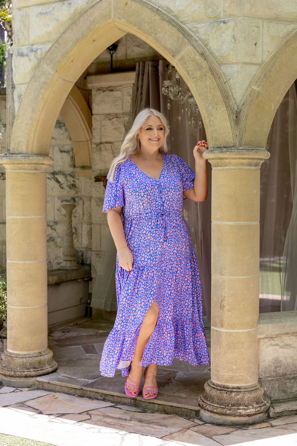 Bonnie Dress in Scattered Hearts