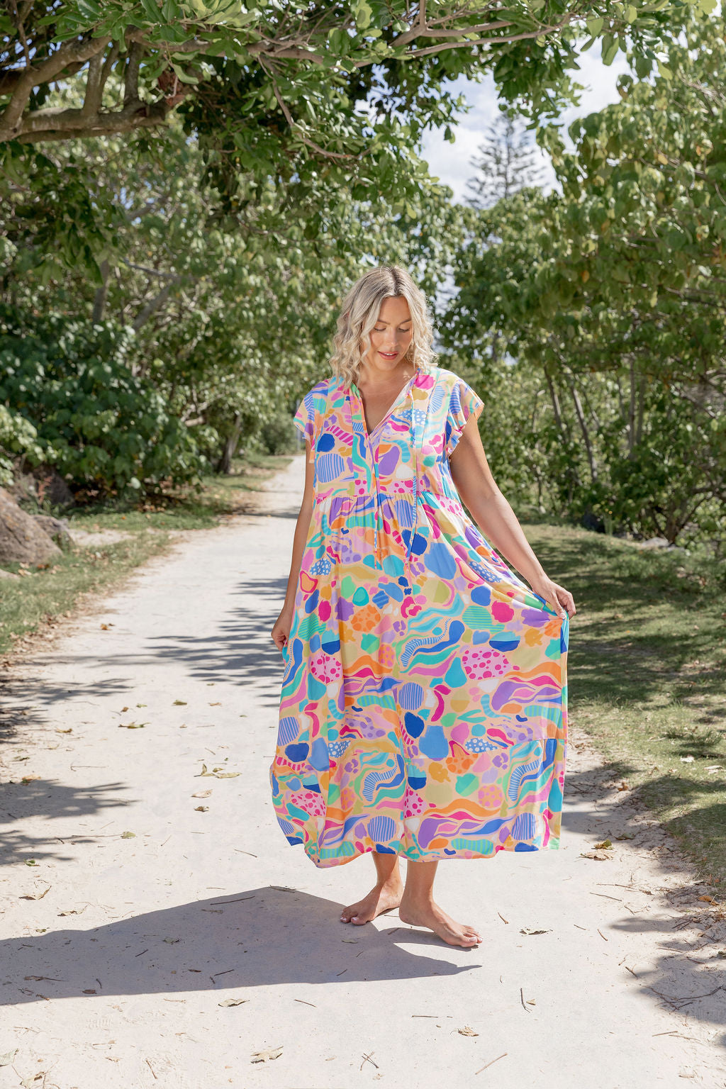 Carmody Dress in Peachy Keen by Kasey Rainbow