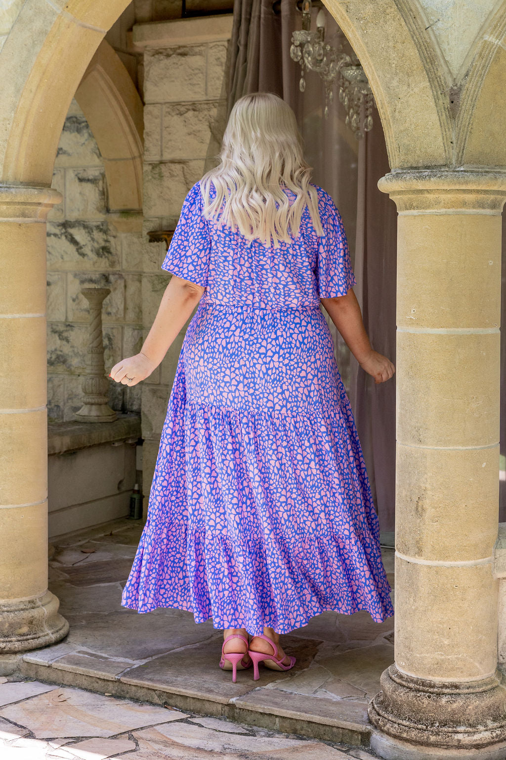 Bonnie Dress in Scattered Hearts