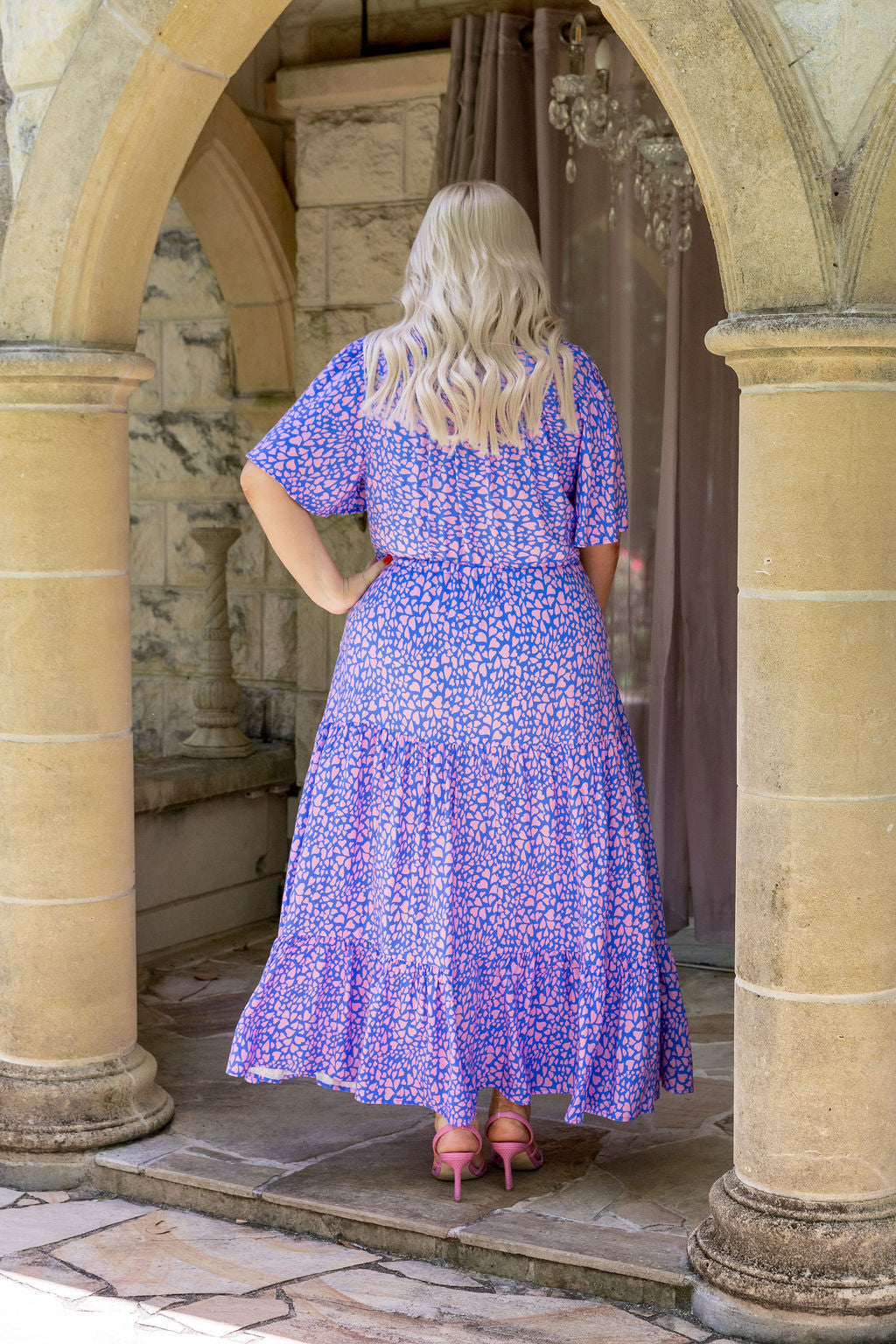 Bonnie Dress in Scattered Hearts