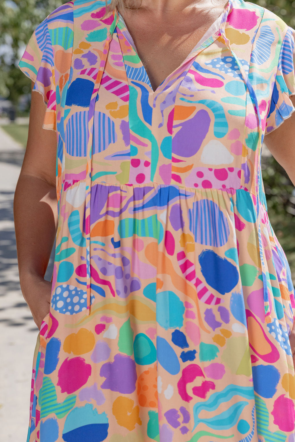 Carmody Dress in Peachy Keen by Kasey Rainbow