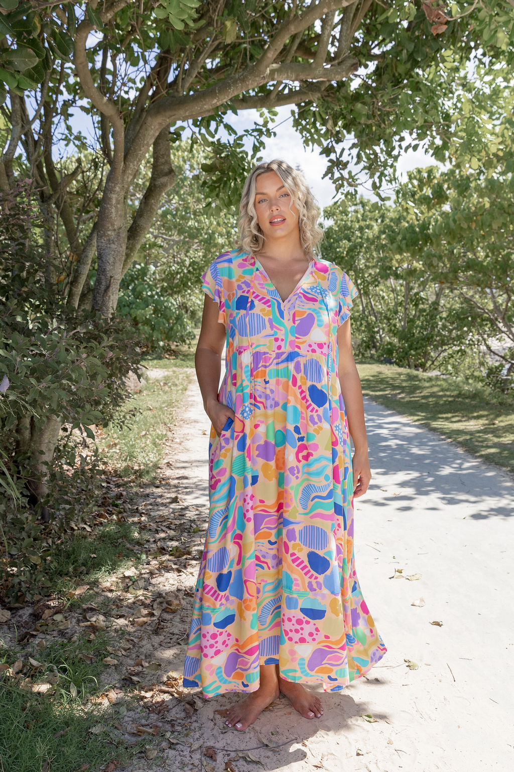 Carmody Dress in Peachy Keen by Kasey Rainbow