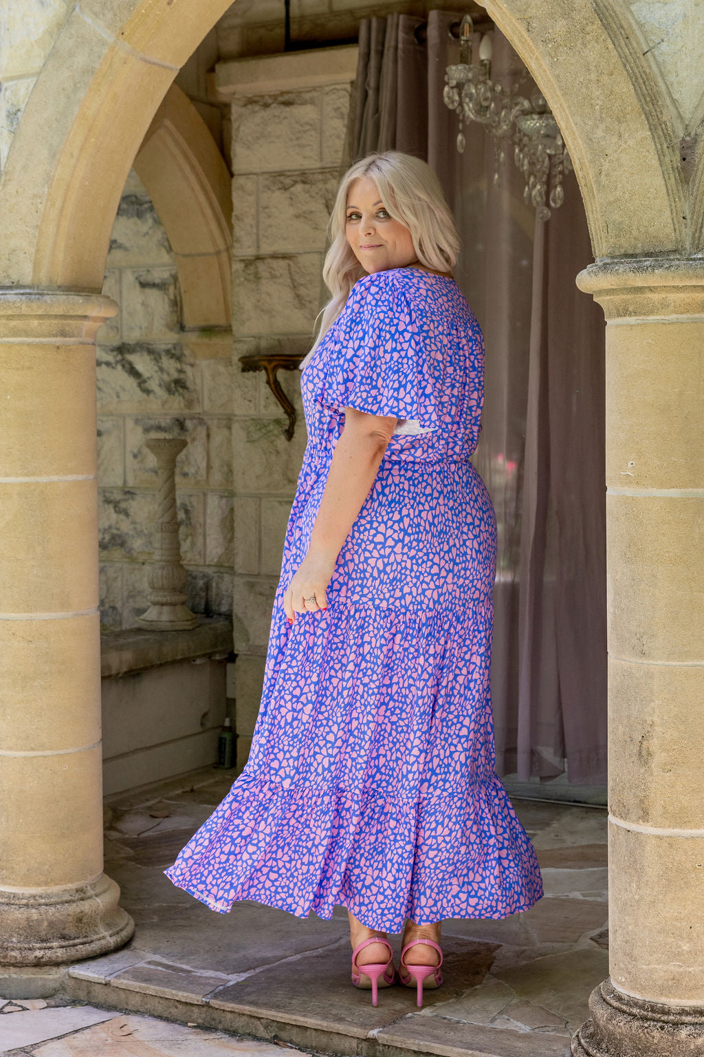 Bonnie Dress in Scattered Hearts