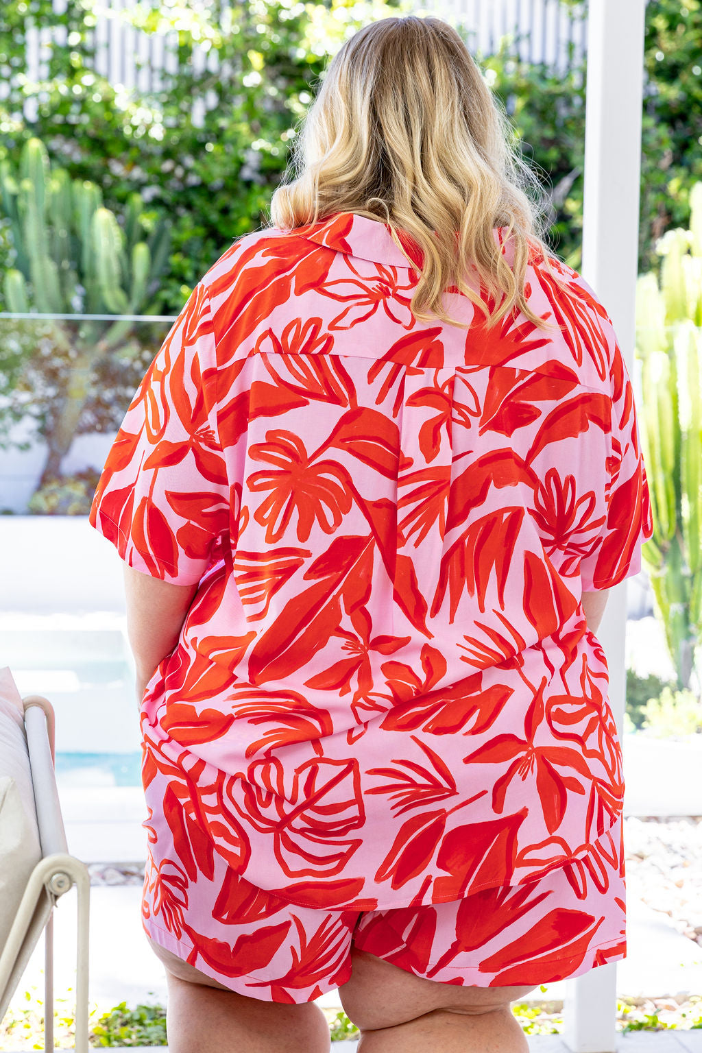 Marley Shirt in Blush Fern