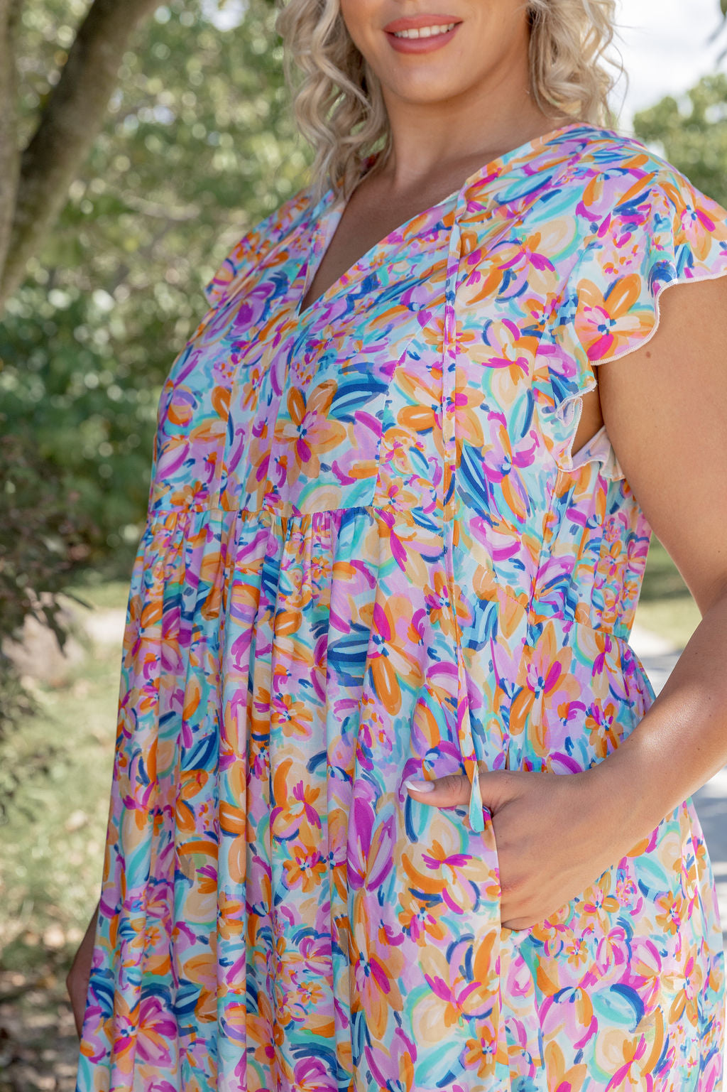 Carmody Dress in Carnival Floral