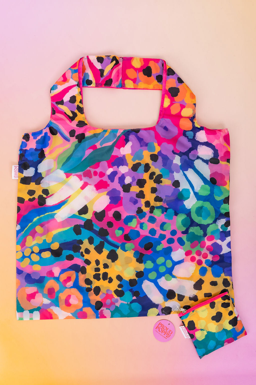 PP Reusable Shopper Bag in A Beautiful Mess by Kasey Rainbow