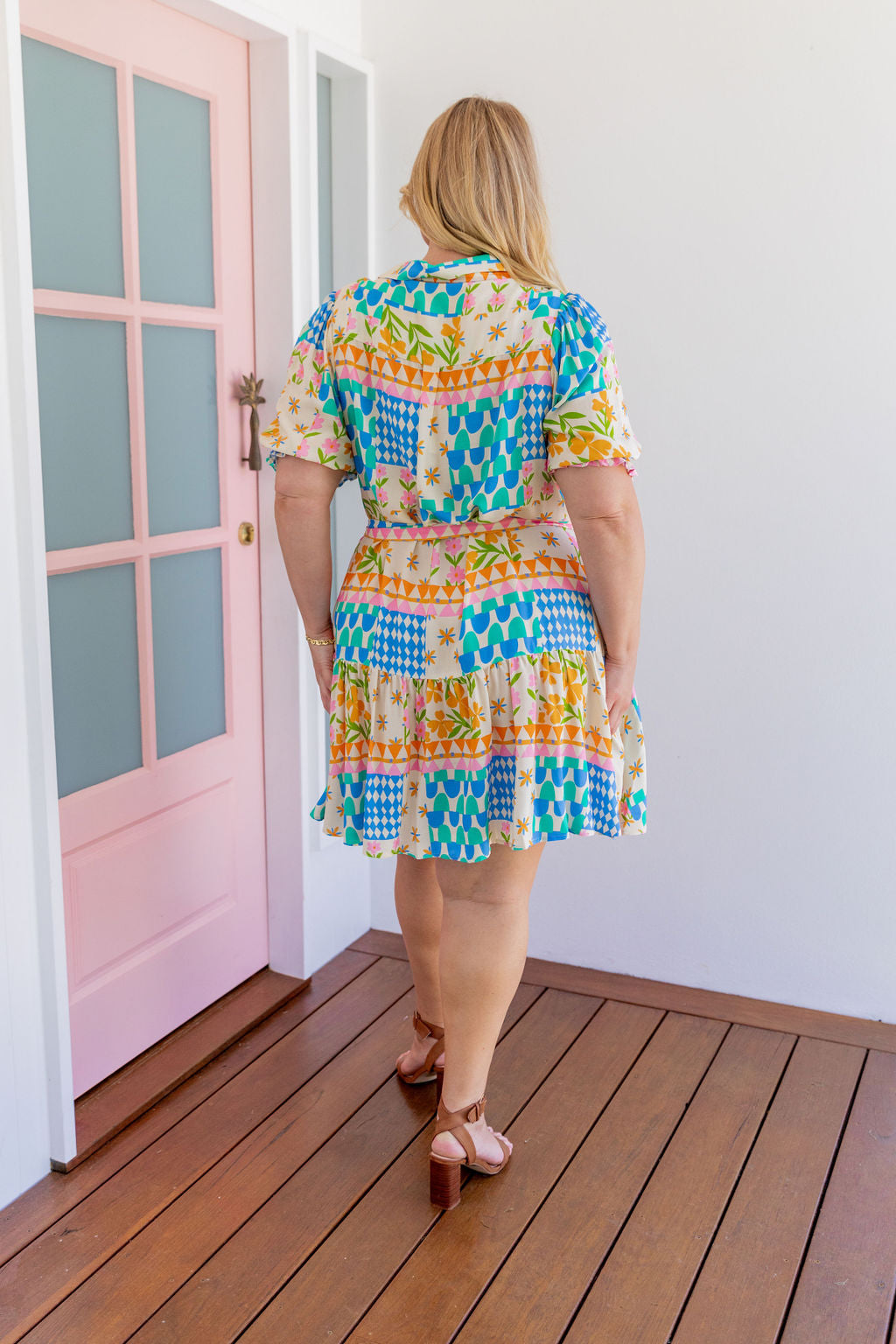 Jamie Dress in Patch Garden