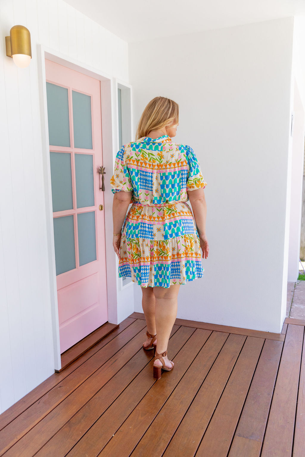 Jamie Dress in Patch Garden