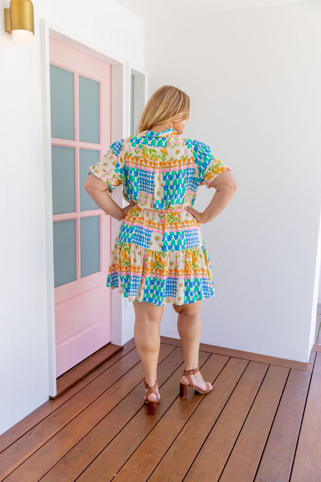 Jamie Dress in Patch Garden